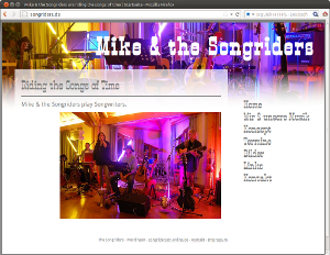Screenshot songriders.de