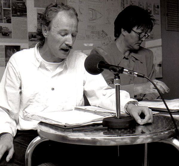 Mike auf Literatour 1989