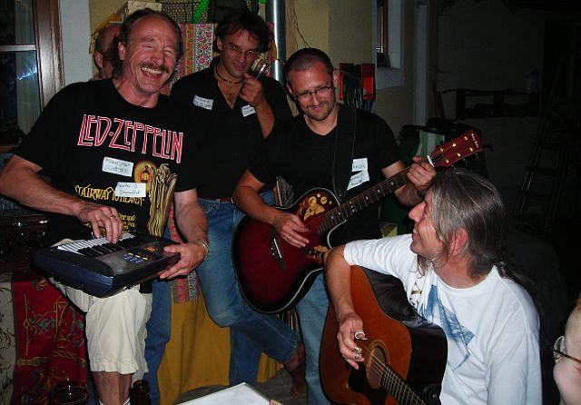 Session mit Kumpels