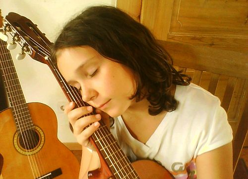 Ein Gitarrentraum Träumen mit der Gitarre